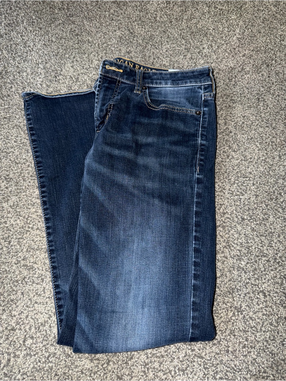 Dark Blue Mens Jeans - Classic Boot